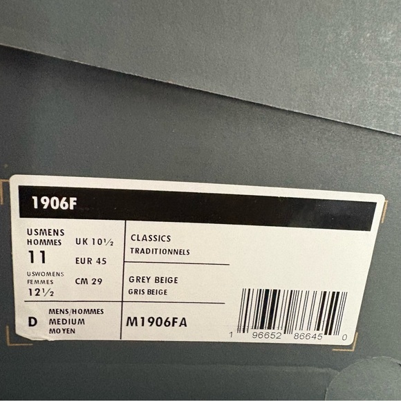 New Balance 1906F Sneakers M1906FA Slate Grey Frappe Shoes Men's Size - Picture 9 of 10